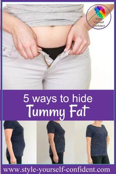 Mom Tummy, Belly Clothes, Lower Belly Pooch, How To Wear Jeans, Mommy Tummy, Belly Pooch, Flattering Outfits, Under Dress