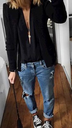 Home Wear Women, 40s Fashion, 2018 Fashion, Looks Black, Home Wear, Tomboy Fashion, Fall Fashion Outfits