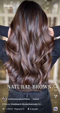 Pelo Chocolate, Hair Color For Brown Skin, Balayage Long Hair, Hot Hair Colors, Beautiful Braided Hair, Spring Hair Color, Beautiful Hair Color