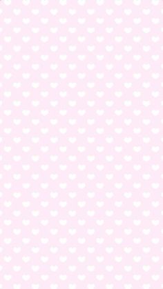 a pink and white wallpaper with hearts in the shape of heart shapes on it