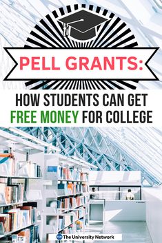 an advertisement for pell grant's how students can get free money for college