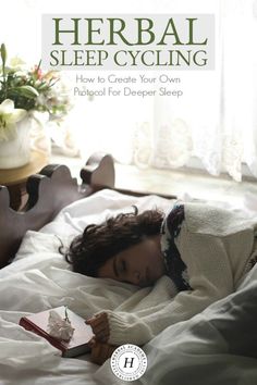 Herbal Sleep Cycling: How To Create Your Own Protocol For Deeper Sleep | Herbal Academy | Discover the nuts and bolts of herbal sleep cycling, herbs you can draw from for deeper sleep, and how to build your own basic herbal sleep cycle protocol in this post. Herbs For Sleep, Sleep Remedies, Cold Home Remedies, Sleep Cycle, Natural Health Remedies, Nuts And Bolts, Natural Home Remedies, Deep Sleep, Natural Home