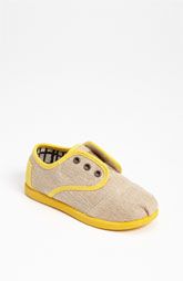 TOMS Cordones Burlap Slip-On (Baby, Walker  Toddler) Fashion Family, Walker Shoes, Nike Free Shoes