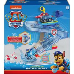 paw patrol adventure bay bath play set