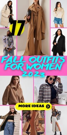 Fall 2923 Trends, Fall 2023 Outerwear, Cute Outfits For Fall 2023, Outfit Ideas September 2023, 2023 Fall Jackets, Best Fall Outfits 2023, Trendy Outfit Ideas Fall 2023, Womens Jackets 2023, Fall 2023 Fashion Outfits