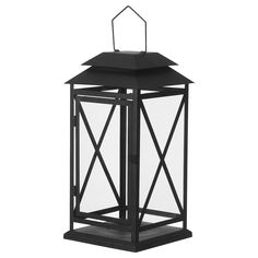 a large black lantern on a white background