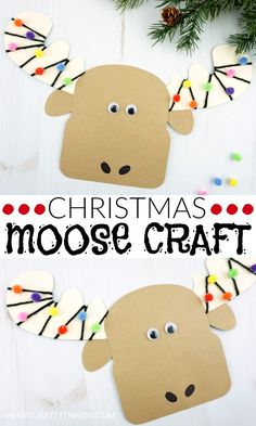 christmas moose craft for kids to make