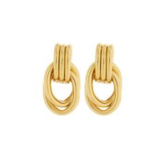 PRICES MAY VARY. ❥Make a statement with our Gold Plated Vintage Style Twist Door Knocker Stud Earrings. These earrings are inspired by the 80s-style door knocker earrings, bringing a touch of vintage glamour to your look. ❥These gold knot earrings are made of base metal. It can be kept for a long time, strong and stylish! The base metal used is safe and friendly to your skin. ❥It is excellent for daily wear as it’s smooth texture and unique style appearance, combined with great beauty. Its penda Door Knocker Earrings, Gold Knot Earrings, Buy Gold And Silver, Statement Hoop Earrings, Gold Earrings For Women, Chunky Hoop Earrings, 80s Style, Knot Earrings, Door Knocker