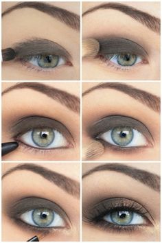 the lighter smokey eye Makeup Cantik, Kylie Jenner Makeup, Makeup Tutorial Eyeshadow, Makeup Hacks, Eye Make