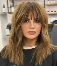 Front Bang Hairstyles, Celeb Haircuts, Trendy Haircuts With Bangs, Front Bangs Hairstyles, Bang Hairstyles, Textured Bangs, Layered Haircuts With Bangs, Long Face Shapes, Bob Hairstyles With Bangs