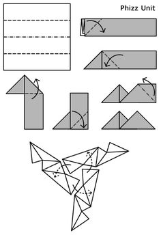 the steps to make an origami bird