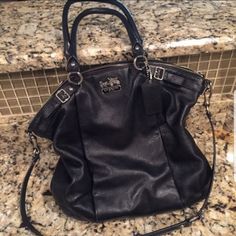 Reposhing This Item. Havent Used Like I Thought I Would, But Ready To Rotate For Something New. In Euc. Strap Included Bags Coach, Balenciaga City Bag, Coach Bags, Something New, Satchel, Bag Lady, Shoulder Bag, Women Shopping, Black