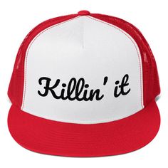 Excited to share the latest addition to my #etsy shop: Killin it hat, women’s snapback hat, men’s snapback hat, Trucker hats #accessories #hat #womenshat #killinit #killingit #girlshat #menshat #snapbackhat Brother Shirts, Toddler Easter, Hats Accessories, Mesh Hat, Hat Men