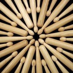 a circular arrangement of wooden sticks arranged in the shape of a star