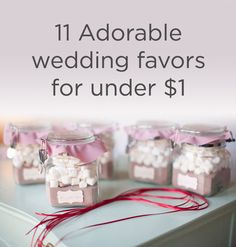 wedding favors for under $ 1