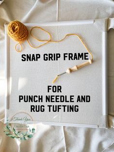 Snap Grip Frame Rug Tufting, Punch Needle, Cross Stitch, Q-snap Frame 17 X 17 Inch Gripper 11 X 11 Inch Gripper - Etsy Rug Tufting, Needle Punch, Pins And Needles, Omaha Nebraska, Large Pillows, Punch Needle, Embroidery Kits, Rug Making, Nebraska