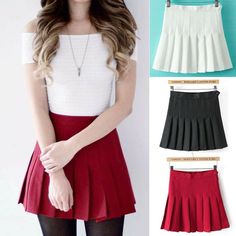 Pleated Mini Skirt Outfit , pleated mini skirt outfit black, black leather pleated mini skirt outfit, pleated mini skirt outfit work, pleated faux leather mini skirt outfit, pleated mini skirt outfit casual, Pleated mini skirt for every spring, fall, summer, winter season I get commissions for purchases made through links in this post. #ad Pleated Mini Skirt Outfit Skirt School, Girl Skater, Skirts Short, Pu Leather Skirt, High Waisted Pleated Skirt, Female Shorts