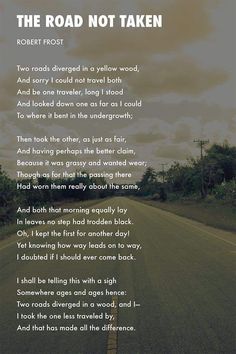 the road not taken poem by person