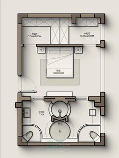 a floor plan for a small bathroom with toilet, sink and other items in it