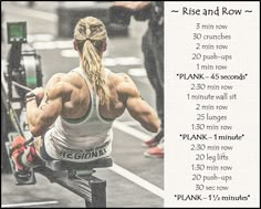 a woman doing squats on a bench with the instructions for how to do it