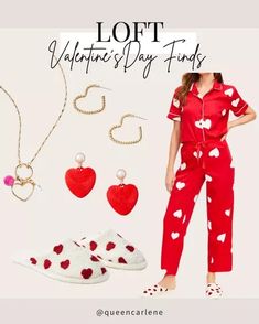 LOFT Valentine’s Day pajamas cozy chic outfit for a date night in or Galentine's Day party. Cozy Chic Outfit, Outfit For A Date Night, Pajamas Cozy, Pajamas Outfit, Pajama Outfit