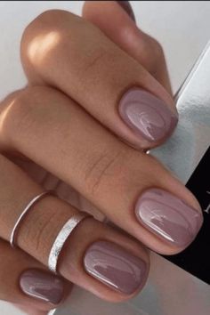 Natural Nails Manicure, September Nails, Cute Gel Nails, Shellac Nails, Dipped Nails, Classy Nails