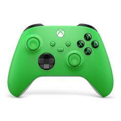 a green xbox controller on a white background