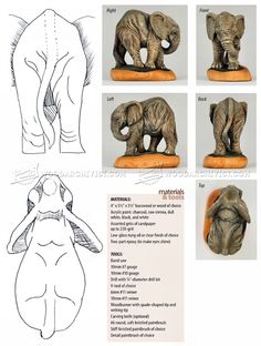 the instructions for how to draw an elephant