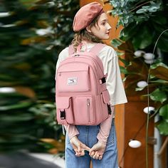 Category:Backpack; Embellishment:Zipper; Gender:Women's,Men's,Kid's; Activity:Yoga,Camping / Hiking,Fishing,Exercise  Fitness,Swimming,Working,Indoor; Type:School Bag Bookbag,Functional Backpack; Occasion:Outdoor,School,Daily; Material:Oxford Cloth; Width:18; Height:45; Function:Large Capacity,Adjustable,Breathable,Lightweight,Waterproof; Coat Bust:18; Pattern:Solid Color; Listing Date:01/22/2021; Production mode:External produce; 2024 Trends:Backpack; Special selected products:COD; Length:31 Fabric Backpack, Backpack For School, Cheap Backpacks, Purple Blush, Swimming Workout, Outdoor School, 2024 Trends, Oxford Fabric, Pink Beige