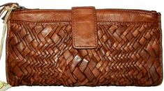 For your consideration 100% Authentic ARTISANS of India Cognac Leather Flap Bifold Clutch Wallet NWT RP $88 7.75" x 4" x 1" FASTENER CLOSURE ORGANIZER, ID HOLDER, ZIPPERED, AND SLIP INTERIOR POCKETS FRONT EXTERIOR SLIP POCKET BRONZE TONE METAL HARDWARE NON-smoking CLEAN pet free home *PLEASE SEE MY OTHER LISTING ON SALE NOW !!! Vintage Leather Clutch Pouch, Leather Clutch With Coin Pocket In Brown, Vintage Leather Bifold Clutch, Bohemian Hand-stitched Leather Bags, Soul Fashion, Leather Pouch Clutch With Gold-tone Hardware, Bed Furniture Design, Id Holder, Metal Hardware