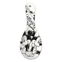 a spoon with mickey mouse on it