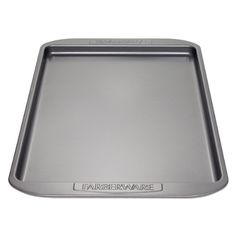 an aluminum baking pan with the word fairnerware on it's side and a white background