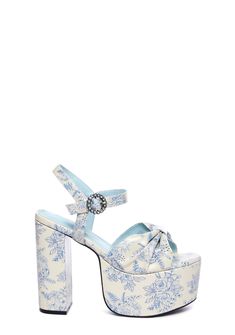 Blue Platform Heels, White Platform Heels, Dolls Kill Shoes, Dr Shoes, Cute Shoes Heels, Mesh Heels, Sugar Thrillz, Cute Heels, White Heels