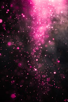 pink and black abstract background with blurry lights