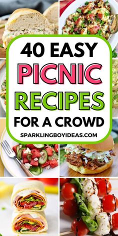 40 easy picnic recipes for a crowd