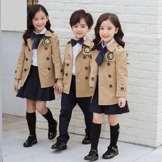 School Skirt Outfits Uniform, Korean Uniform School, School Skirt Outfits, Korean Uniform, Student Outfit, Stylish Scrubs, Skirt Korean