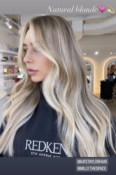 Natural Bright Blonde Balayage, Dimensional White Blonde, Milky Blonde Hair Balayage, Bright Lived In Blonde Hair, Soft Platinum Blonde Hair, Dark Roots Blonde Balayage, Lived In Cool Blonde, Milky Blonde Balayage, Lived In Dark Blonde