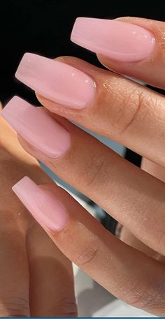 Achieve a timeless and refined look with our chic natural pink nails. Elevate your style effortlessly with a soft pink shade that adds a touch of sophistication to any ensemble. Perfect for all occasions, these nails radiate elegance and simplicity, enhancing your innate beauty without any effort needed. Pale Pink Square Acrylic Nails, Light Nails Coffin, Natural Pink Nail Ideas, Gel Medium Nails, Pink Nails Plain Simple, Soft Color Nails Acrylic, Fade Pink Nails, Base Pink Nails, Light Pink Gel X Nails