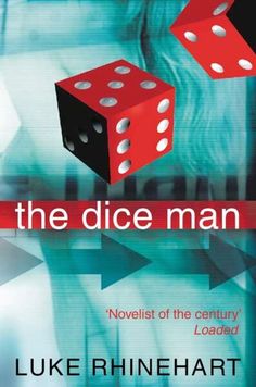 the dice man by luke rhine hart book cover with two red dices