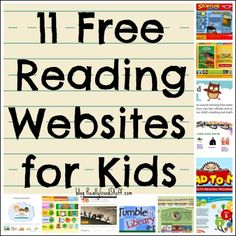 Free Reading Websites, Reading Websites For Kids, Reading Websites, Freetime Activities, Websites For Kids, Reading Website, To Do List Printable, School Technology, Technology In The Classroom