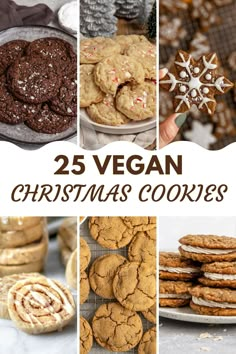 25 vegan christmas cookies that are delicious and easy to make