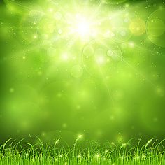 an image of the sun shining over grass