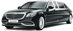 the front end of a black mercedes benz s - class wagon with white rims