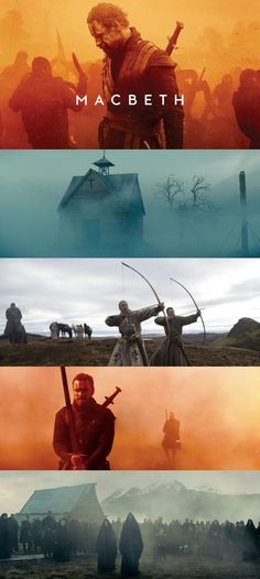 four different movie titles with the same characters