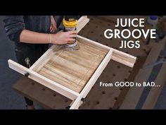 Juice Groove Jig, Juice Groove Jig Plans, Woodworking Jigs Homemade, Router Jigs, Diy Juice, Green Chef, Bird House Kits