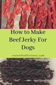 how to make beef jerk for dogs