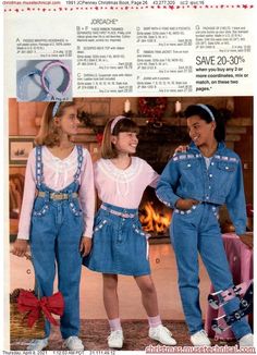 1990s Life, Jcpenney Christmas Catalog, Matching Kids Outfits, 80s Fashion Outfits, Vintage Kids Fashion, 90's Fashion, 1990s Fashion