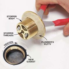 the parts of a kitchen faucet and how to fix them with pictures on it