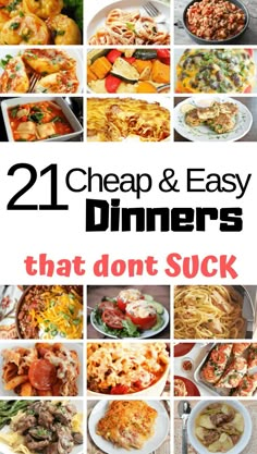 The Cheapest Meal Ideas Easy Cheap Dinners, Cheap Recipes, Inexpensive Meals, Cheap Dinner Recipes