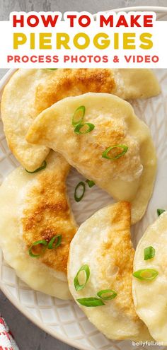 how to make pierogies with process photos and video